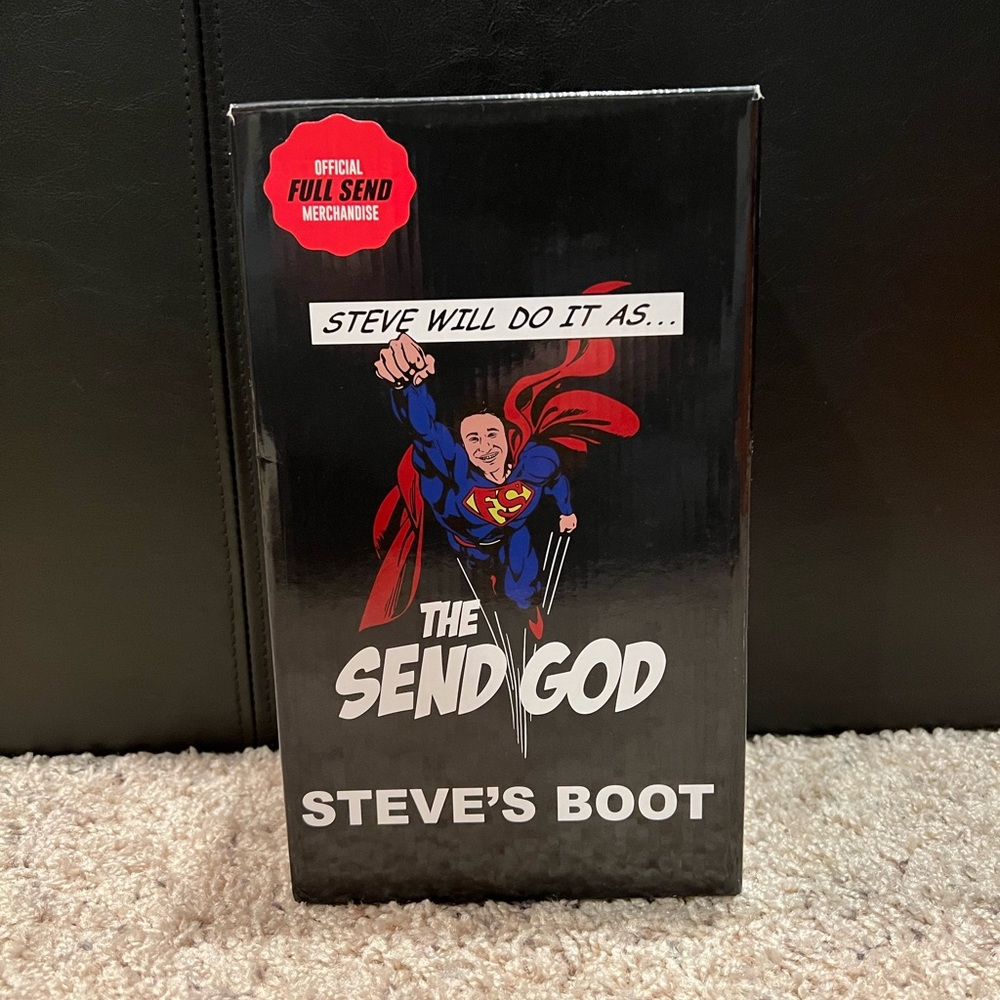 Full Send SteveWillDoIt Boot Mugs